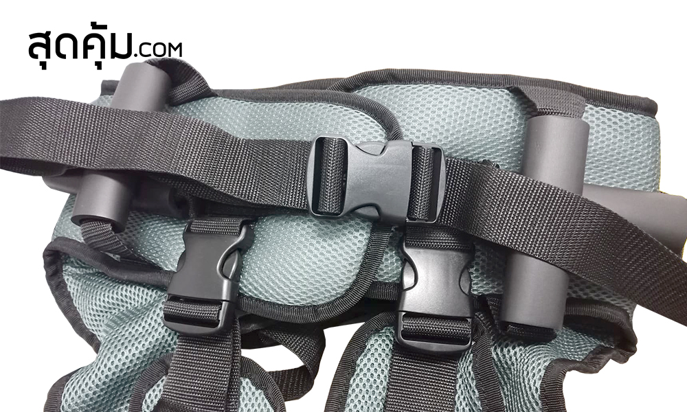 เข็มขัดพยุงตัวผู้ป่วย-เข็มขัดช่วยหัดเดิน-Safety-Transfer-Support-Belt-Free-Size-รุ่น-AGES-Belt-Grey-Leg